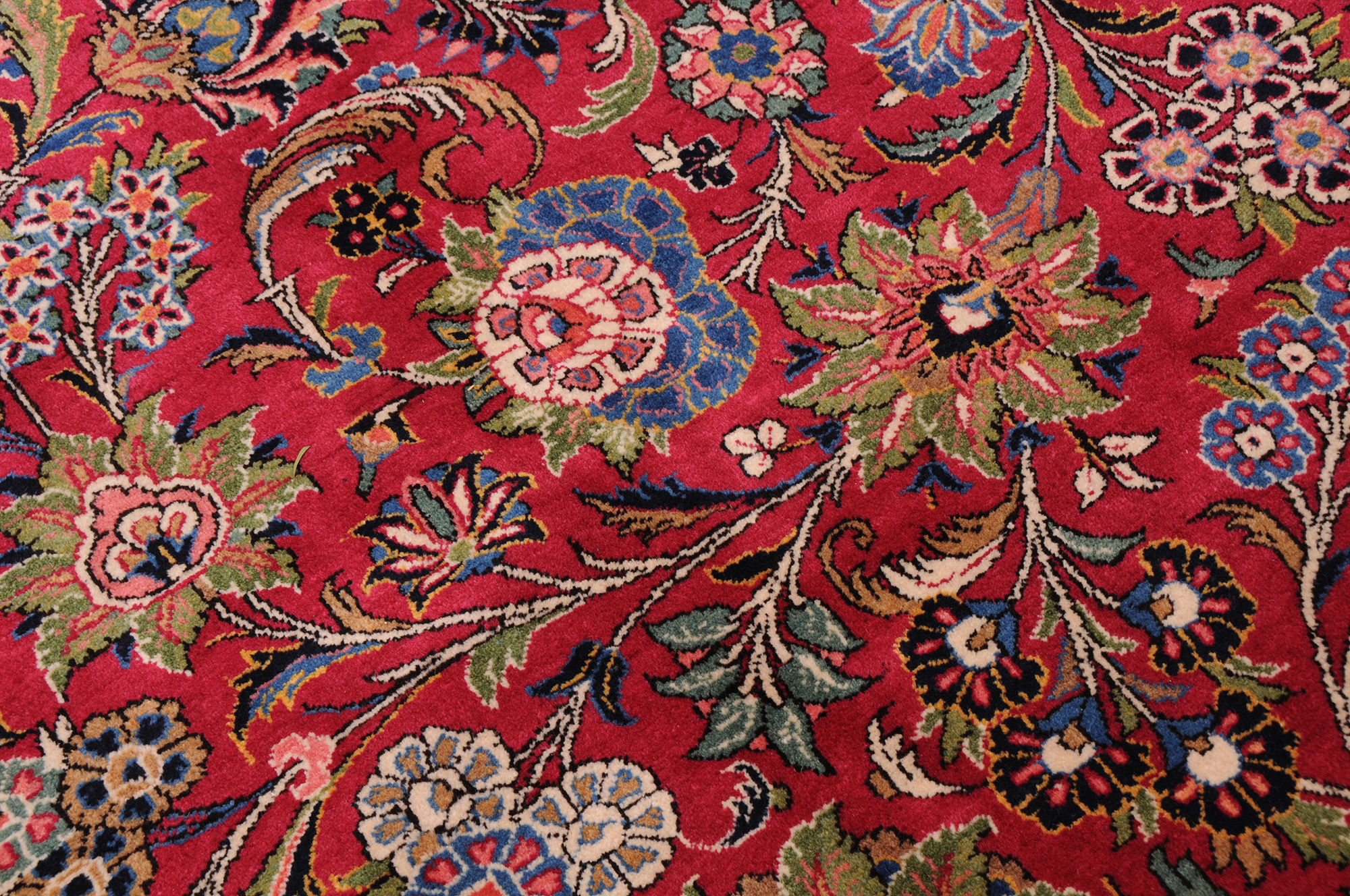 10’8″ x 14’3″ Kashan Antique Persian Rug - Image 8