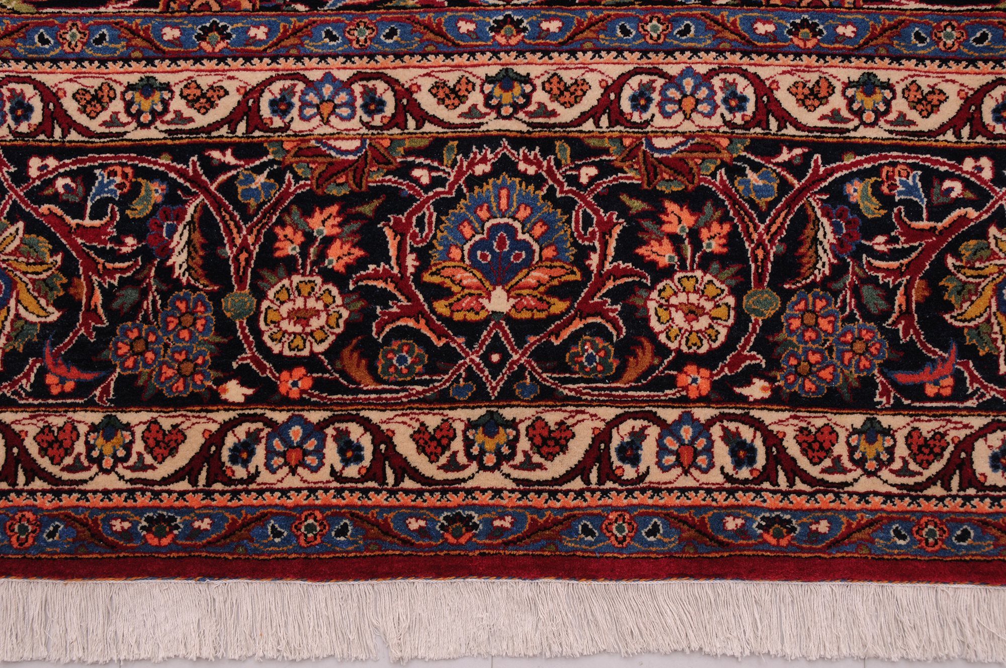 10’8″ x 14’3″ Kashan Antique Persian Rug - Image 6